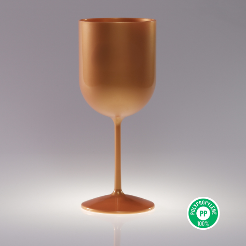 COPA VINO 450 PP DORADO