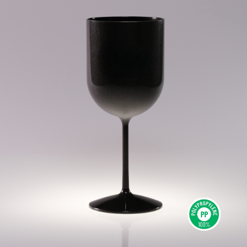 COPA VINO 450 PP NEGRO
