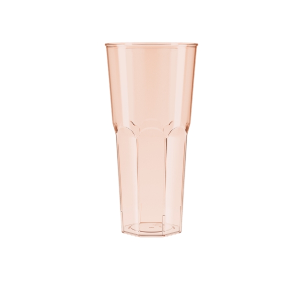 VASO CLASICO ALTO -NARANJA-PASTEL